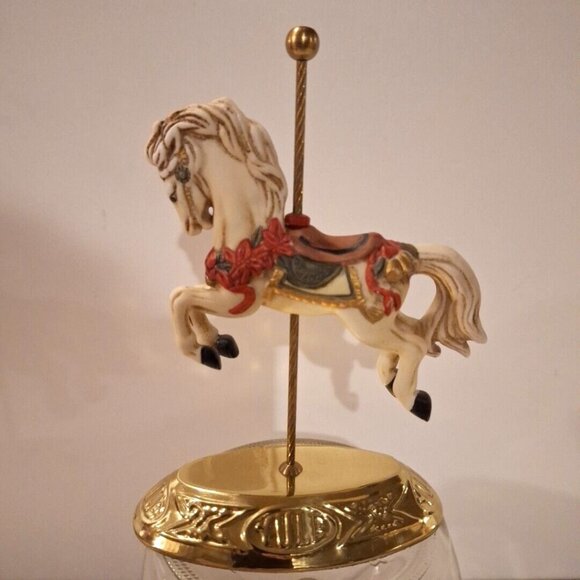 House of Lloyd Other - Carousel Horse House Of Lloyd 1990 Yule 5.5" Miniature Porcelain Christmas